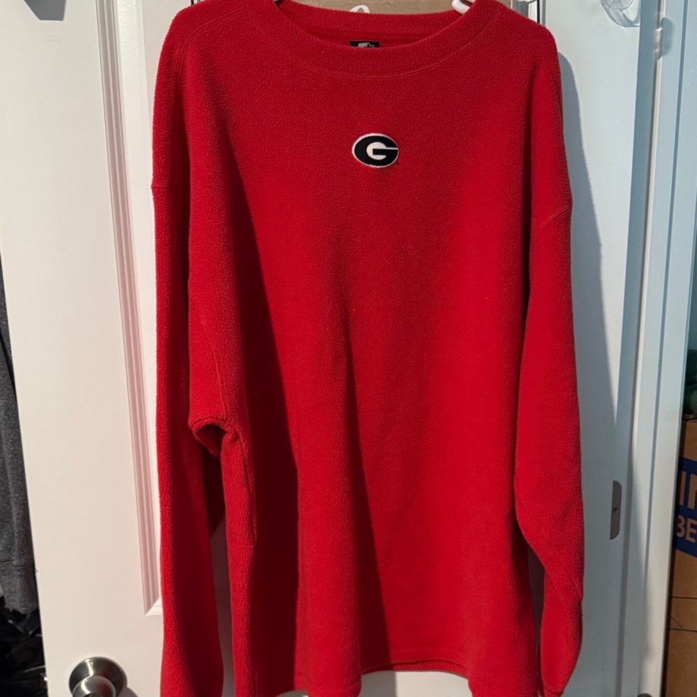 Georgia Bulldogs Red Sweatshirt with Logo